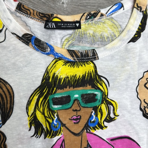 Zara Fashion Girls Graphic Tee - Picture 2 of 3